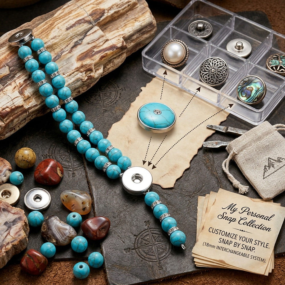 Turquoise Beaded Bracelet – A Timeless Piece Inspired by Nature & Adventure