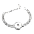 Elegant Rhinestone Snap Bracelet – Shine Through Every Special Moment