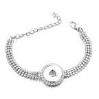 Elegant Rhinestone Snap Bracelet – Shine Through Every Special Moment