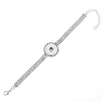 Elegant Rhinestone Snap Bracelet – Shine Through Every Special Moment