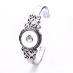 Vintage Grace Filigree Snap Cuff