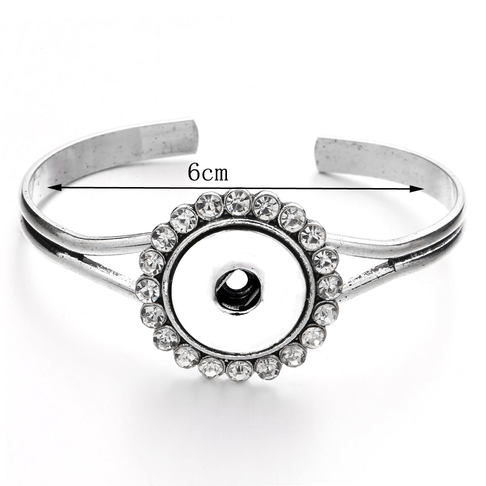 Celestial Sparkle Crystal Snap Cuff