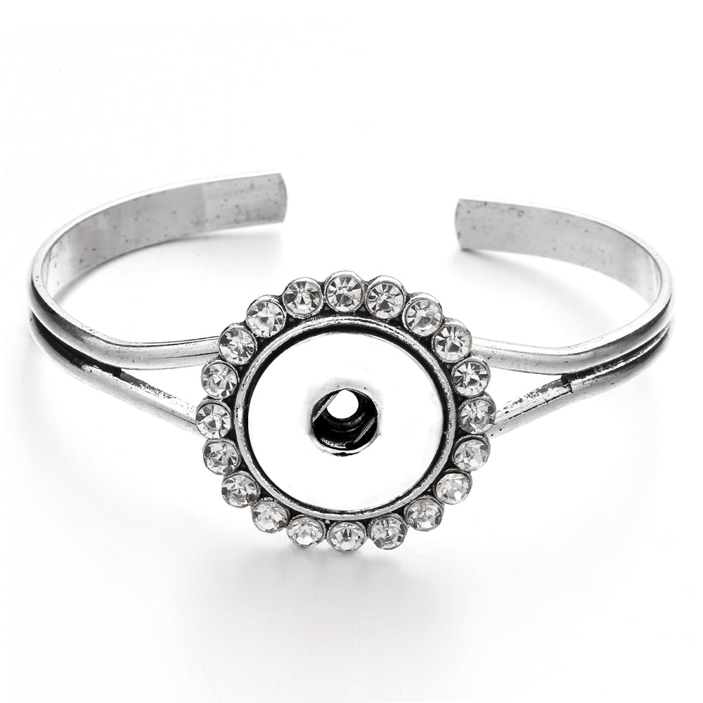 Celestial Sparkle Crystal Snap Cuff