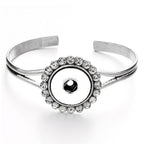 Celestial Sparkle Crystal Snap Cuff