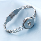 Eternal Link Silver Snap Bracelet