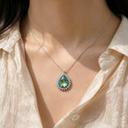 18mm Botanical Green Snap Charm | Interchangeable Jewelry Charm