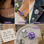 18mm Purple Enamel Snap Charms, Interchangeable Snap Jewelry Buttons for Bracelets